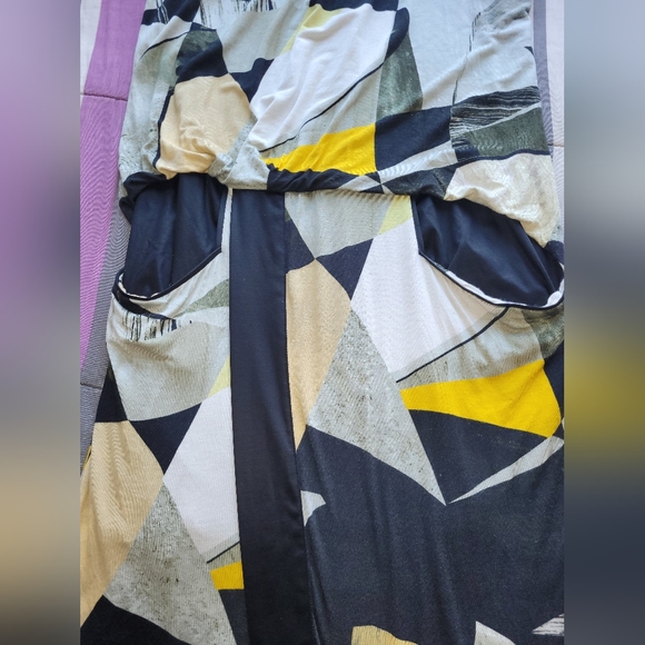 Helmut Lang Printed Dress, VGUC, Size L - Picture 6 of 8